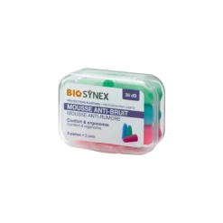 Protections auditives en mousse Biosynex (lot de 2, 3 ou 6 paires)