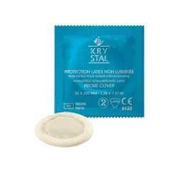 Protections de sonde endocavitaire non stérile en latex - 3,5 x 20 cm (boîte de 144)