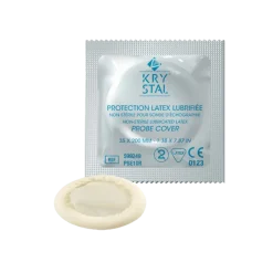 Protections de sonde endocavitaire non stérile en latex - 3,5 x 20 cm (boîte de 144)