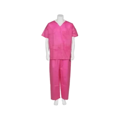 Pyjama de bloc rose Abena (carton de 50)