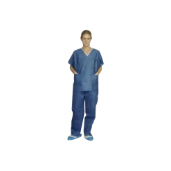 Pyjamas de bloc Tunic Bleu - 35 g/m2