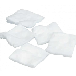 Rectangles de coton hydrophile 8 x 10 cm (sachet de 200)