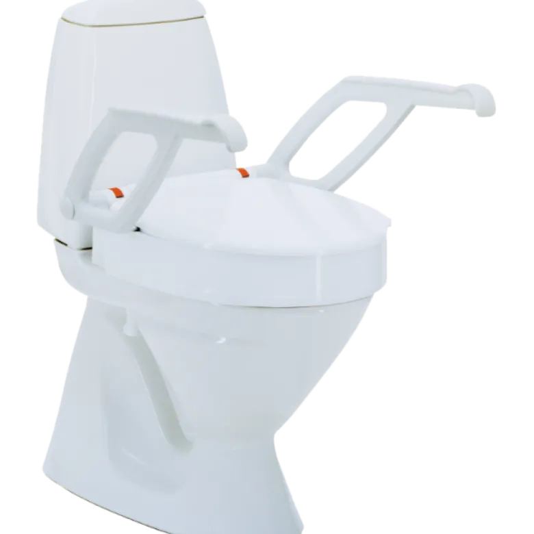 Rehausse WC Invacare Aquatec 90000 (accoudoirs + couvercle)