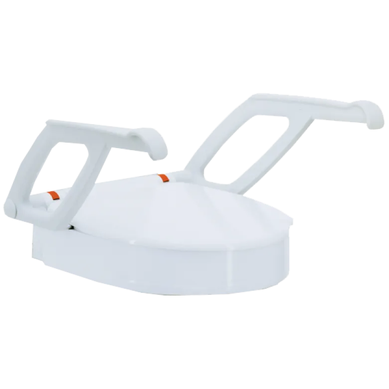 Rehausse WC Invacare Aquatec 90000 (accoudoirs + couvercle)