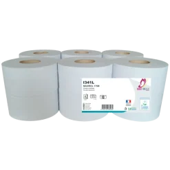 Rouleaux de papier toilette Global Hygiène Ecolabel 175 m (carton de 12)