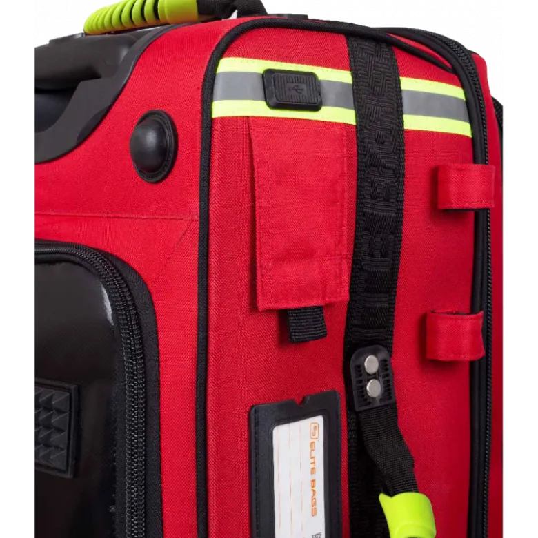 Sac urgence "Oxygène" Emerair Elite Bags à roulettes (noir ou rouge)