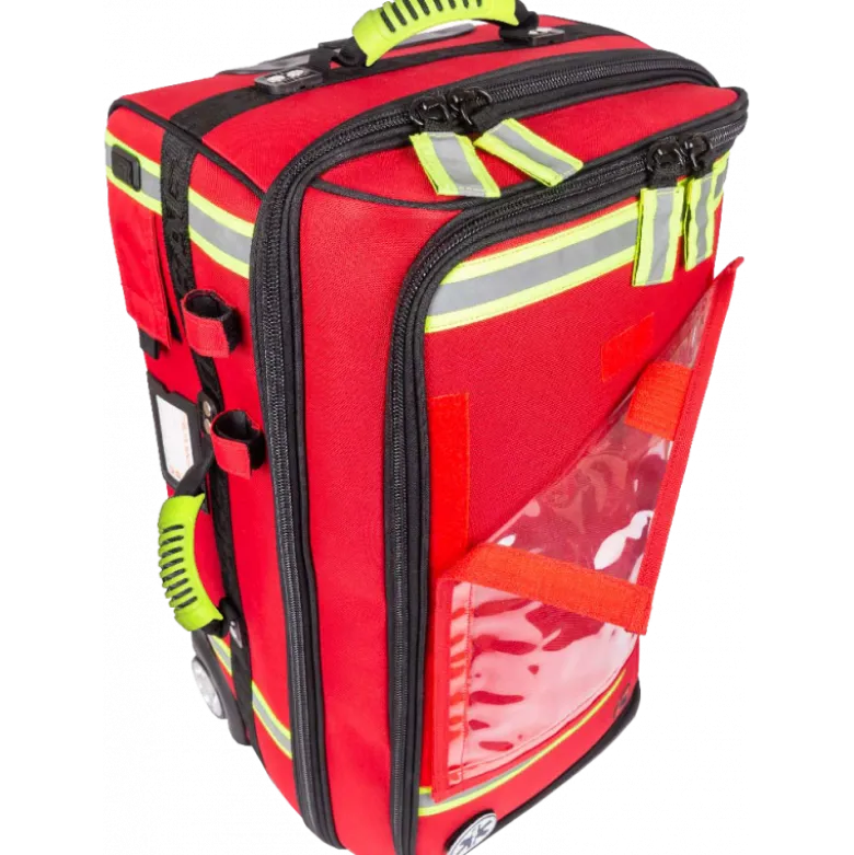Sac urgence "Oxygène" Emerair Elite Bags à roulettes (noir ou rouge)