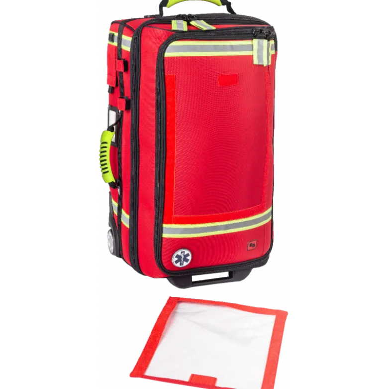 Sac urgence "Oxygène" Emerair Elite Bags à roulettes (noir ou rouge)