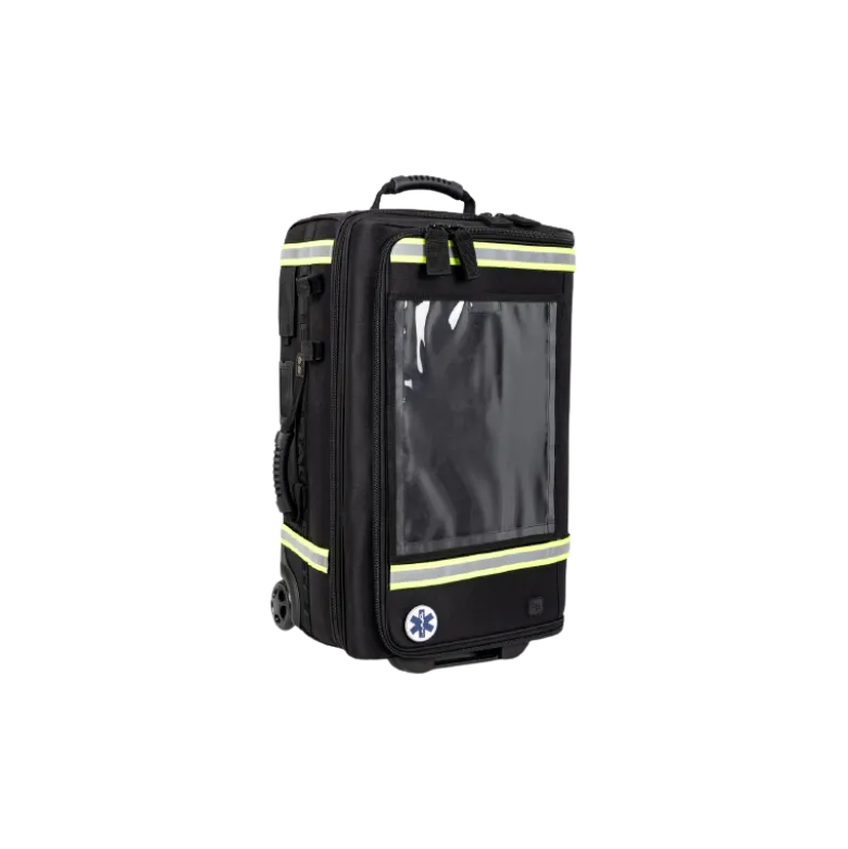 Sac urgence "Oxygène" Emerair Elite Bags à roulettes (noir ou rouge)