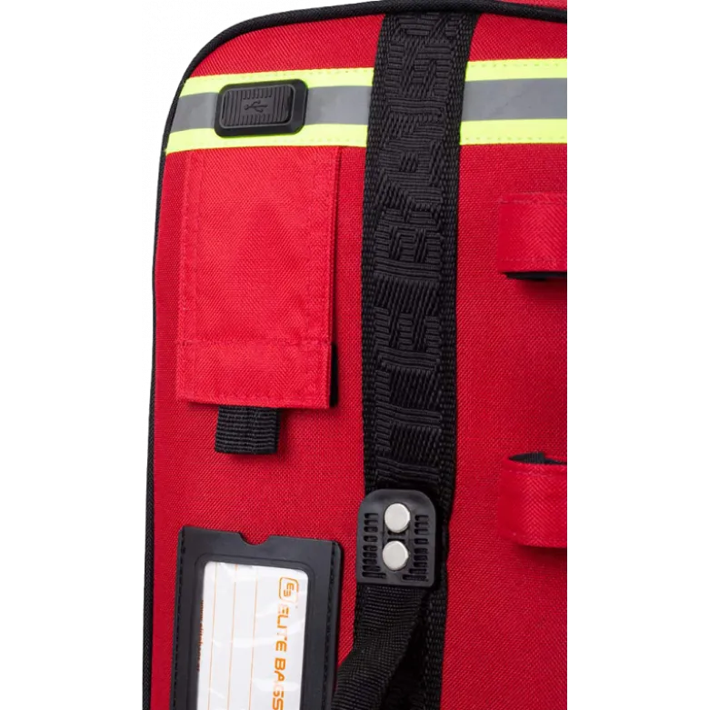 Sac urgence "Oxygène" Emerair Elite Bags à roulettes (noir ou rouge)