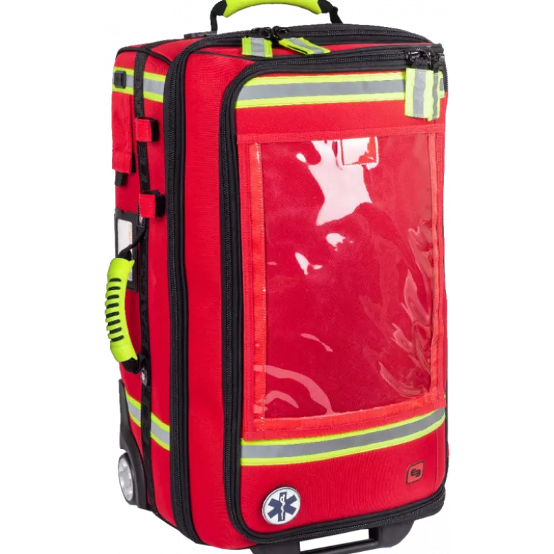 Sac urgence "Oxygène" Emerair Elite Bags à roulettes (noir ou rouge)