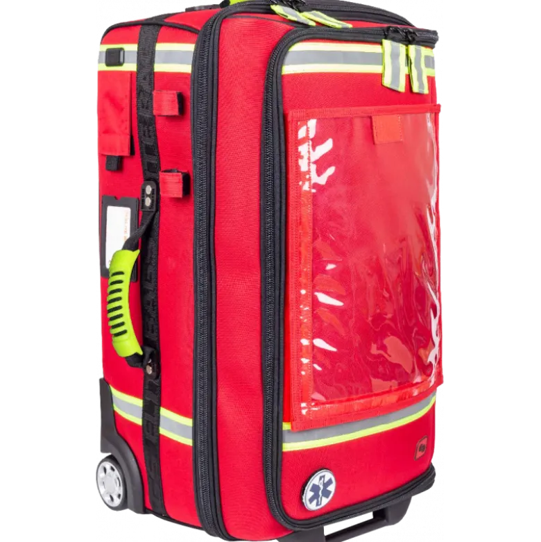 Sac urgence "Oxygène" Emerair Elite Bags à roulettes (noir ou rouge)