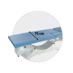 Sellerie largeur 75 cm pour divan d'examen Promotal Quest Cardio