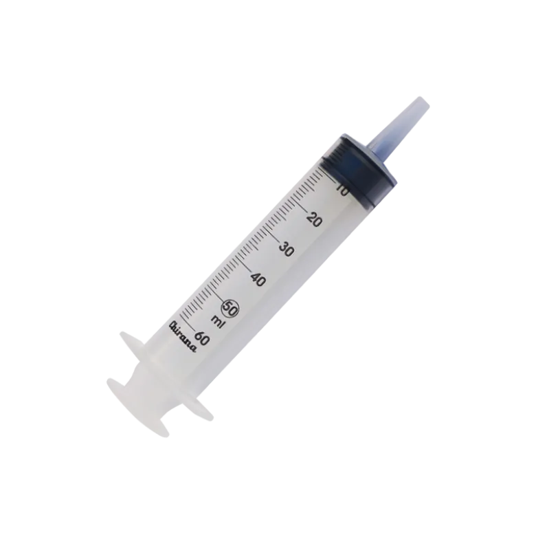 Seringues 3 pièces Chirana sans aiguille, embout cathéter 50 ml (boite de 100)