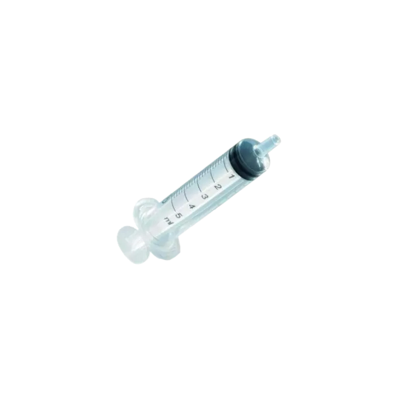 Seringues 3 pièces Térumo Terucristal 5 ml sans aiguille, embout Luer slip centré (boîte de 100)