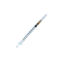 Seringues 3 pièces à tuberculine Euromedis avec aiguille montée (Boite de 100)