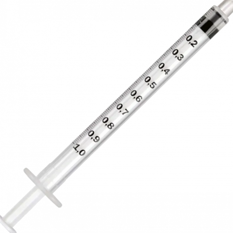 Seringues 3 pièces à tuberculine PIC 1 ml sans aiguille (boite de 160)