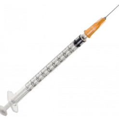 Seringues à tuberculine BD Plastipak stériles avec aiguille sertie (boite de 100)