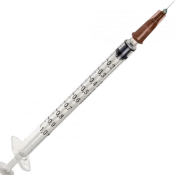 Seringues à tuberculine BD Plastipak stériles avec aiguille sertie (boite de 100)