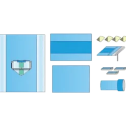 Set de champs de soins stériles pour arthroscopie du genou Gima (lot de 8)