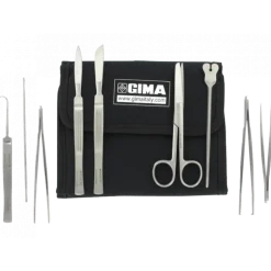 Set de 9 instruments médicaux avec housse nylon