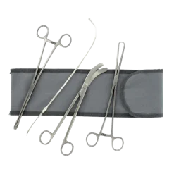 Set d’instruments pour gynécologie avec housse nylon