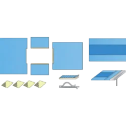 Set universel de champs de soins stériles Gima (lot de 8)