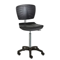 Siège médical ergonomique noir Carina base ABS