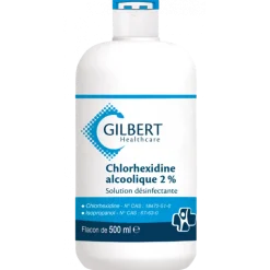 Solution désinfectante Gilbert- Chlorhexidine Alcoolique 2%