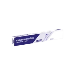 Sondes de foley stériles en latex siliconé avec ballonnet 3-5 ml pour enfant (boite de 10)