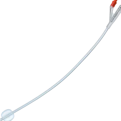 Sondes urinaires de Foley droite en silicone (boîte de 10)