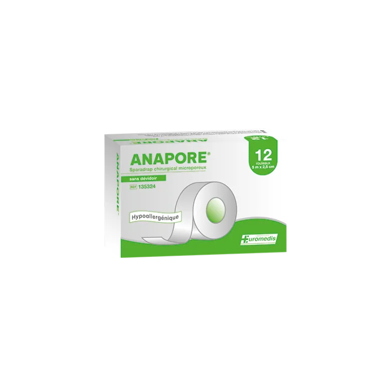 Sparadrap microporeux Euromedis Anapore