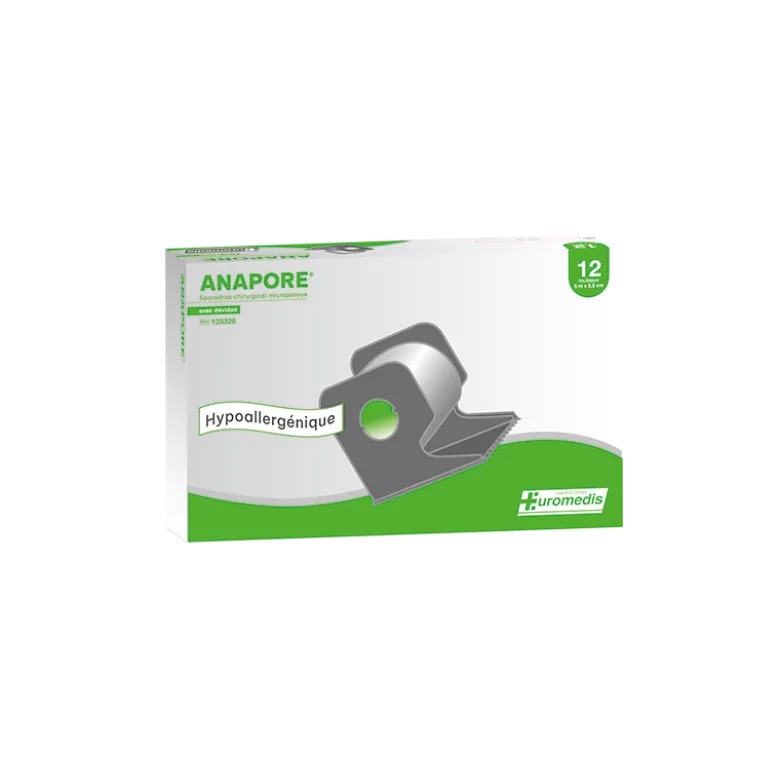 Sparadrap microporeux Euromedis Anapore