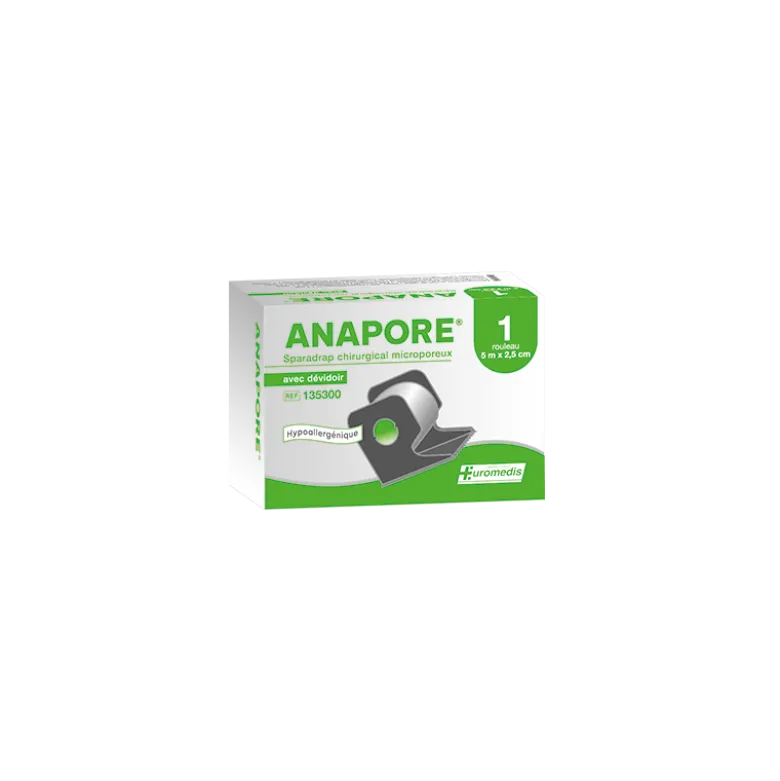 Sparadrap microporeux Euromedis Anapore