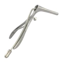 Spéculum nasal de Killian en inox avec fibre optique