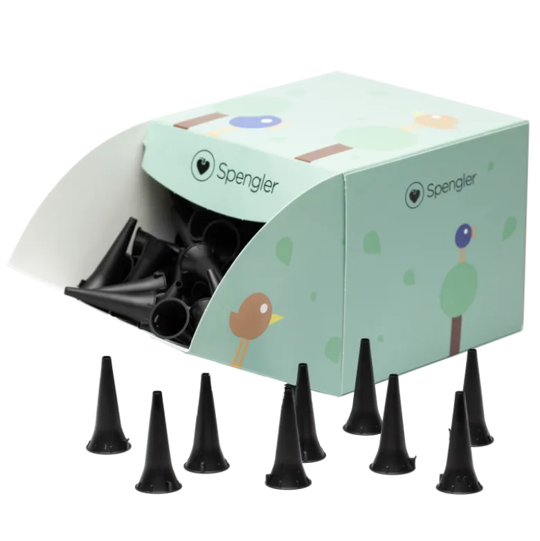 Spéculums auriculaires jetables Spengler (boite de 250)
