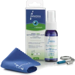 Spray pour lunettes nettoyant et anti-buée Innoxa Hydravision + tournevis (30 ml)