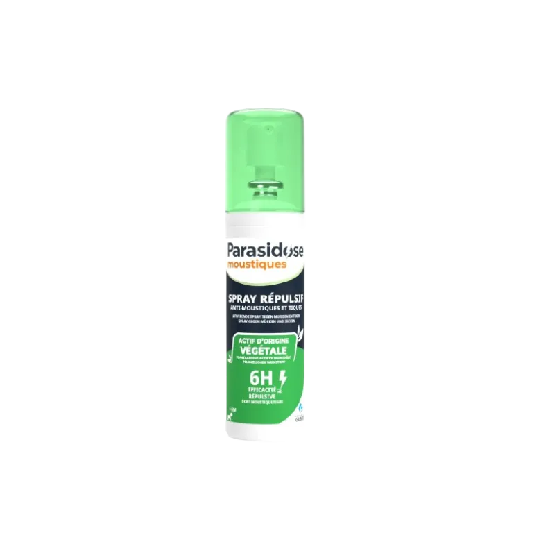 Spray répulsif actif végétal Parasidose (100 ml)