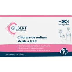Sérum physiologique Laboratoires Gilbert Physiodose