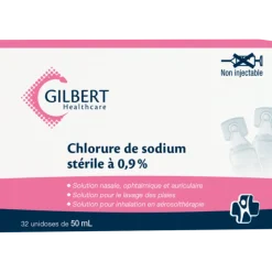 Sérum physiologique Laboratoires Gilbert Physiodose