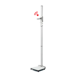 Stadiomètre sans fil avec ligne de Francfort et butée de talon Seca 274 - 360° wireless