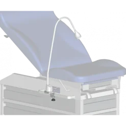 Support de fixation lampe pour fauteuil Promotal Kompact