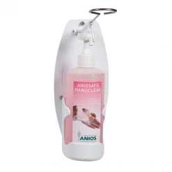 Support mural pour flacon 500ml, commande au coude