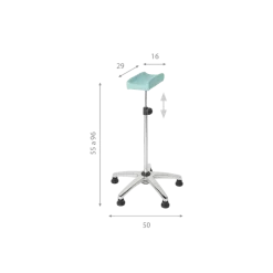 Support repose-bras/jambe base Ecopostural