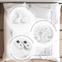 Surmatelas chauffant Lanaform S2 - 2 personnes 140 x 160 cm