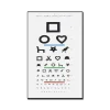 Tableau optométrique EWING Gima pour analphabètes - 6 m
