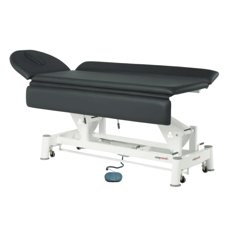 Table d'examen Ecopostural électrique 2 plans Cxx06T10 (1 moteur) + Tabouret et housse offerts