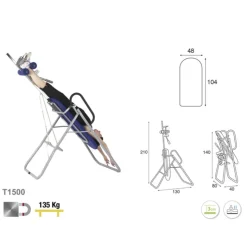 Table d'inversion fixe Ecopostural T1500