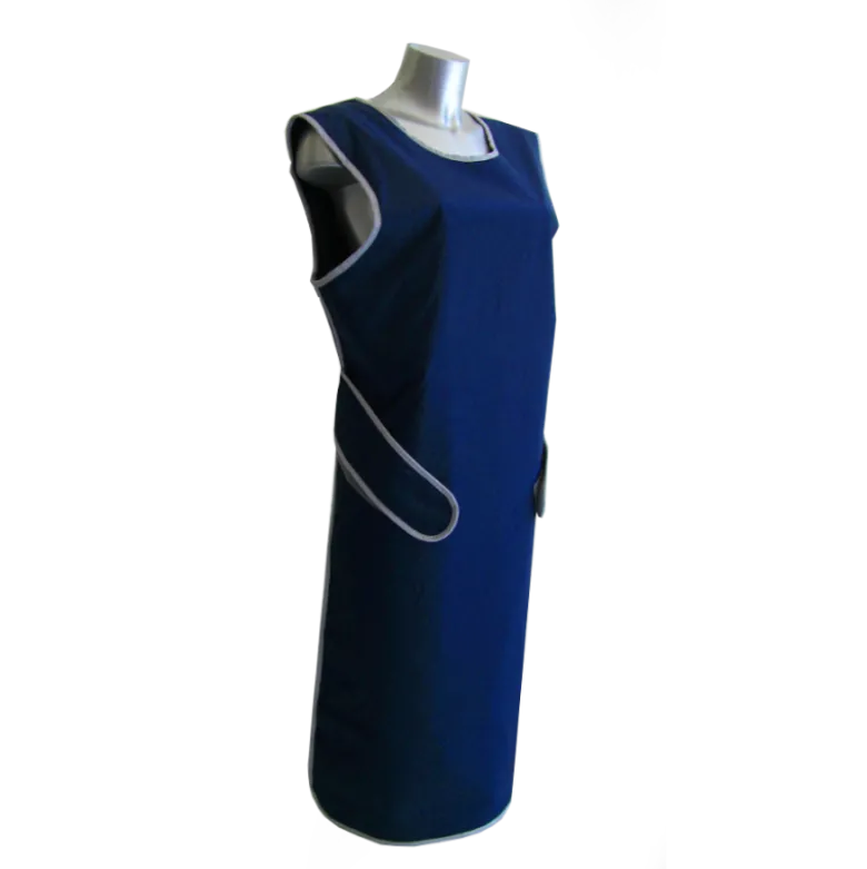 Tablier demi-chasuble anti-x plombé (attache velcro) - Eq pb 0.35 mm