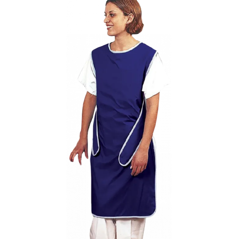 Tablier demi-chasuble anti-x plombé (attache velcro) - Eq pb 0.35 mm